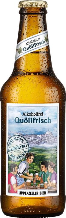 Actual product image Brauerei Locher Beer Quöllfrisch non-alcoholic 10 x 0.33 l (10 x 33 cl)