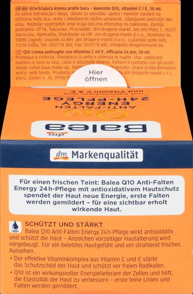 Image du produit dm Balea Q10 Soin anti-rides énergisant 24h (50 ml, Crème 24h)