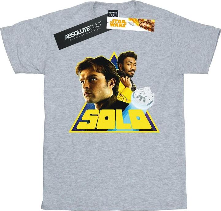 Actual product image Star Wars Mens Solo Retro Triangle T-Shirt (XXL)