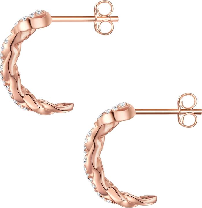 Immagine prodotto Glanzstücke München Donna Argento Sterling Cubic Zirconia Oro Rosa - 28401 (Argento 925)