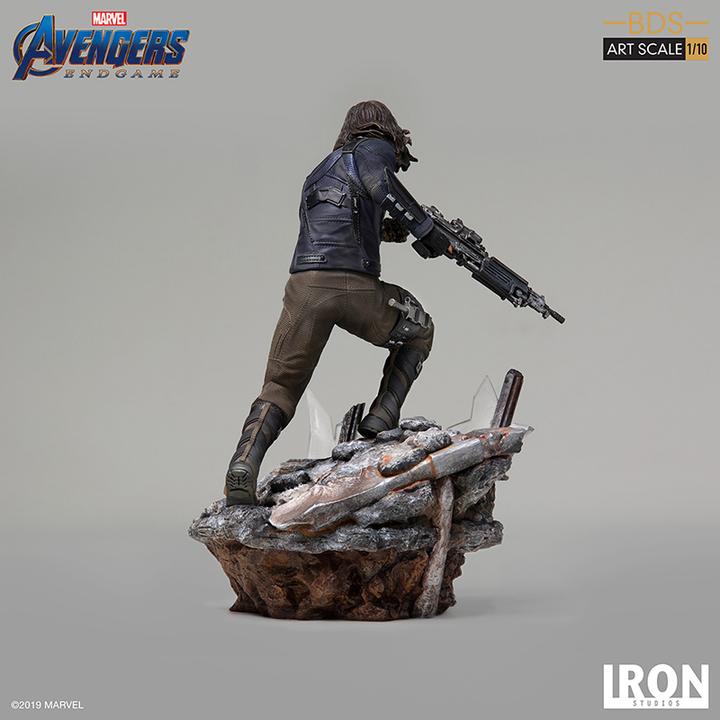 Actual product image Iron Studios Avengers Endgame "Winter Soldier" 1/10 Art Scale Statue