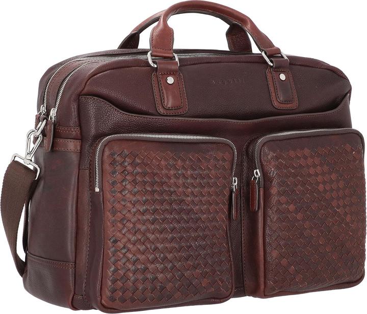 Produktbild Bugatti Woven Aktentasche Leder 48 cm
