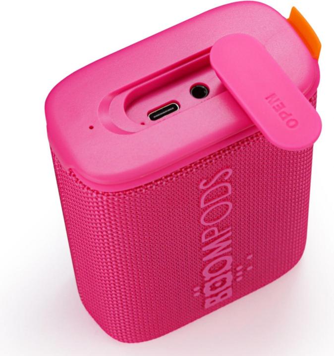 Actual product image Boompods Beachboom Ocean Pink (5 h, Rechargeable battery operated, USB power delivery)