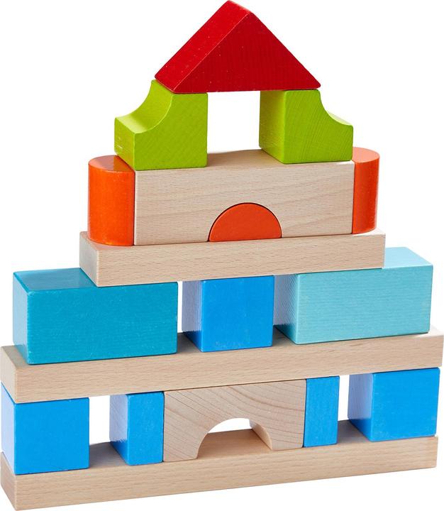 Actual product image Haba My first colourful building blocks **