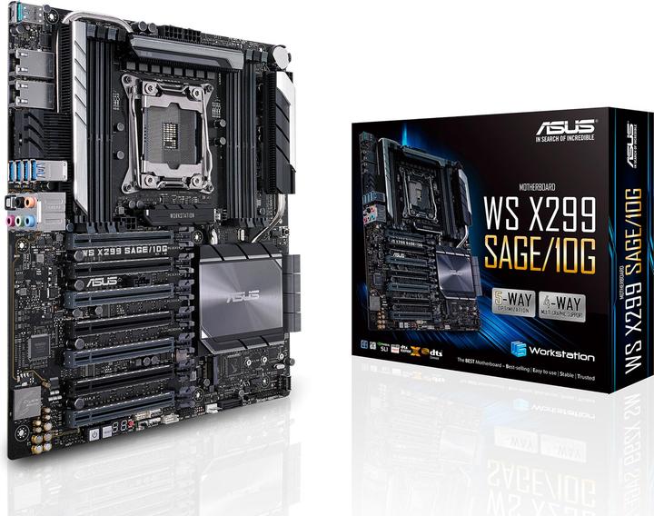 ASUS Ws X299 Sage/10g (LGA 2066, Intel X299, SSI CEB)