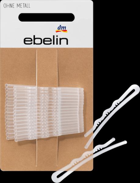 Produktbild dm ebelin Haarschieber ohne Metall transparent