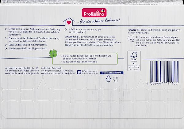 Produktbild dm Profissimo Haushaltsbeutel Mini (50 x)
