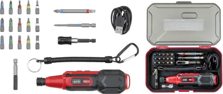 4K5 Tools PDS 5-Set electric screwdriver size (screwdriver) 1/4/ (Phillipps cross recess (PH), Pozidriv cross recess (PZ), T-section, Allen screw, Port)