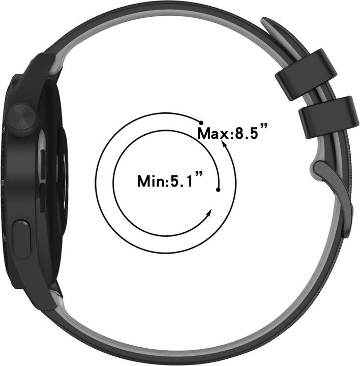 Produktbild Avizar Ersatzarmband (Silikon, Huawei Watch GT 3 (46 mm))