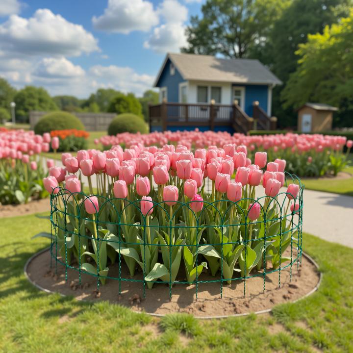 Produktbild Wiltec Gartenzaun 0,65x25m Maschendrahtzaun Stahl PVC-beschichtet Drahtzaun
