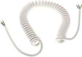 Image du produit Csdk SL Câble spiralé 3G1,5 Hvid PUR/PVC 1000/5000 mm