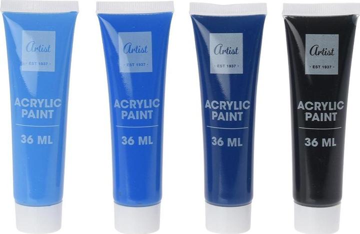 Actual product image Acrylic paint (Multicolor, 576 ml)