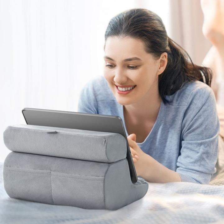 Actual product image Ugreen velor foldable tablet phone stand gray (60646 LP473)