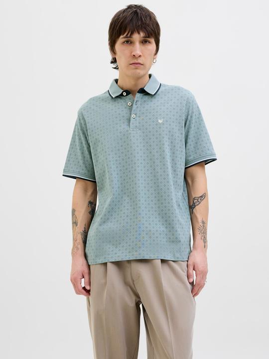 Actual product image Jack & Jones All Over Print Polokragen Poloshirt Poloshirt (L)