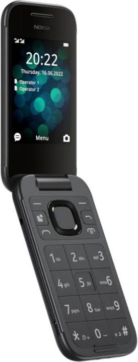 Immagine prodotto Nokia 2660 (nero) DS 2,8" TFT LCD 240x320/128MB/48MB RAM/microSDHC/BT (2.80", 3 Mpx, 4G)