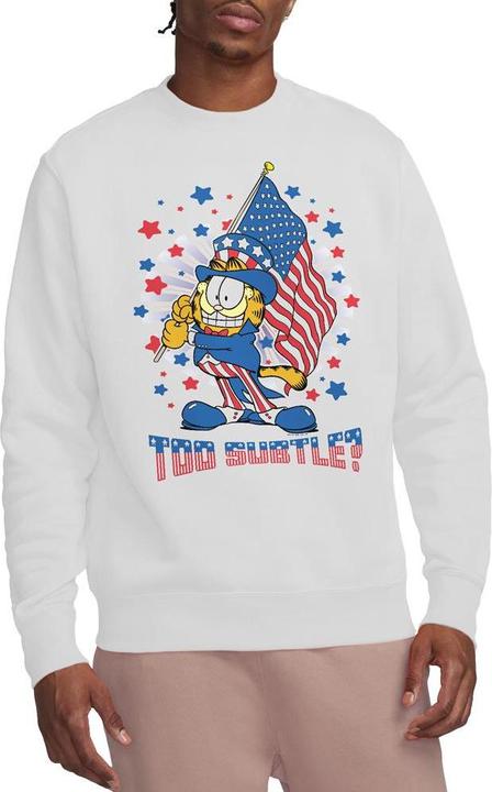 Actual product image Garfield Unisex Adult Subtle Sweatshirt (L)