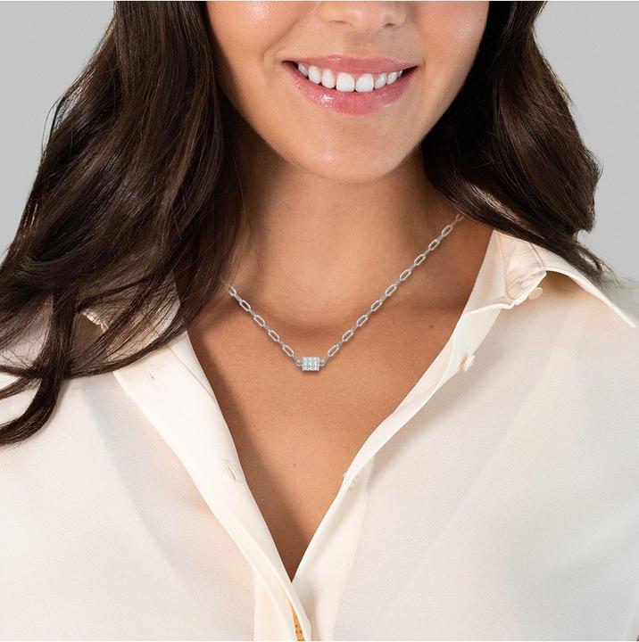 Actual product image Glanzstücke München Ladies Sterling Silver Zirconia silver 40.0 cm base chain + 5.0 cm extension - 28979 (Sterling Silver, 40 - 45 cm)