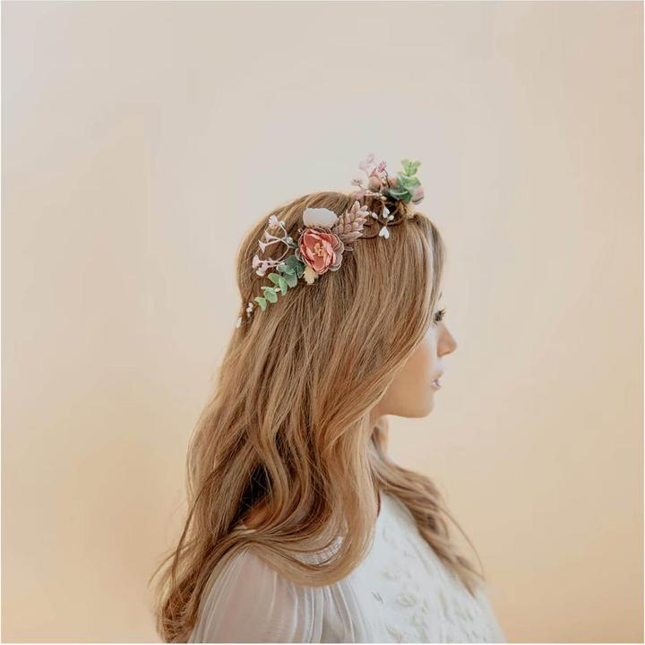 Actual product image Trisa Celebride flower wreath beads