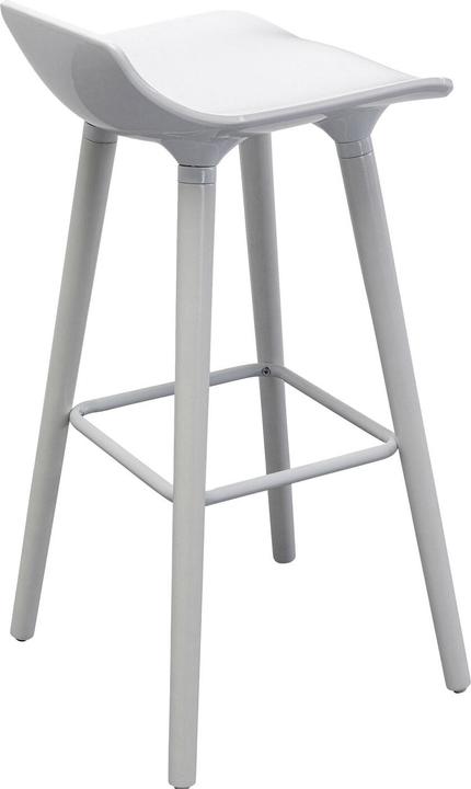 Kare Design Barstuhl York Weiss 75cm