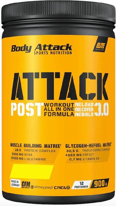 Produktbild Body Attack Post Attack 3.0 (900g Dose) (Exotic Fruit, 1 Stk., 900 g)