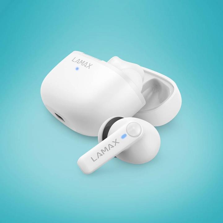 Image du produit Lamax Clips1 Play Casque sans fil intra-auriculaire Appels/Musique USB Type-C Bluetooth Blanc (35 h, Sans fil)