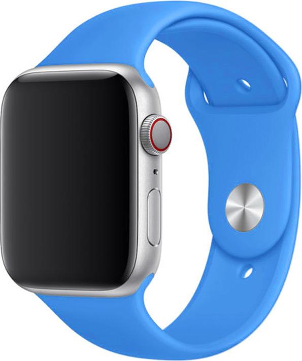 Actual product image PhoneLook Bracelet sport en silicone bleu électrique 42mm / 44mm / 45mm (42 mm, 44 mm, 45 mm, Rubber / Silicone)