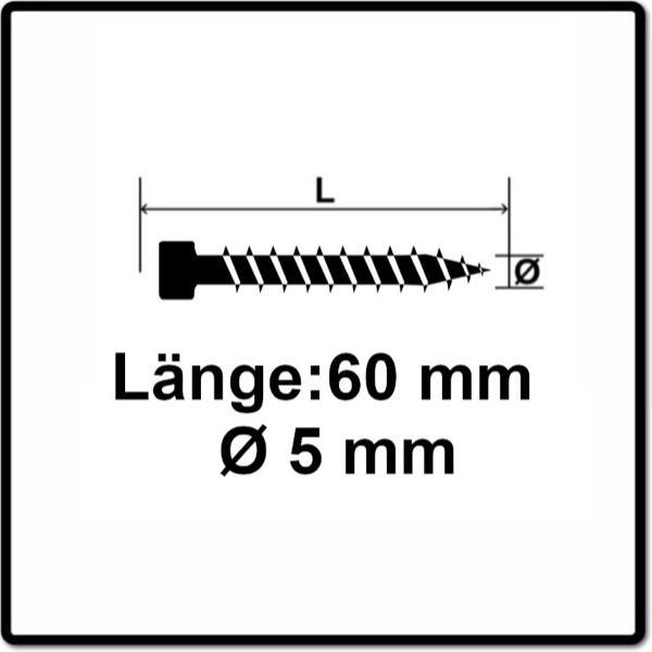 Actual product image Spax SB-Schrauben D ZK, INOX A2, 5.0x60 (400 Screws per piece)