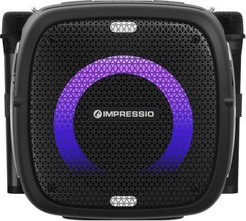 Actual product image C-Tech repro Impressio Qubis, party reproducer, 80W, Bluetooth, SD, USB, AUX, 2x microphone (8 h, Battery operated)