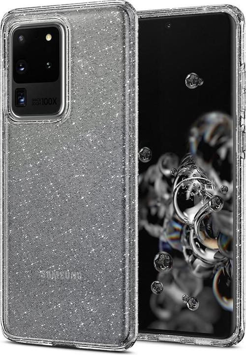 Actual product image Spigen Back Cover Liquid Crystal Glitter Galaxy S20 Ultra (Samsung Galaxy S20 Ultra)