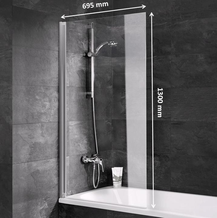 Actual product image Schulte Bath screen with single panel Komfort