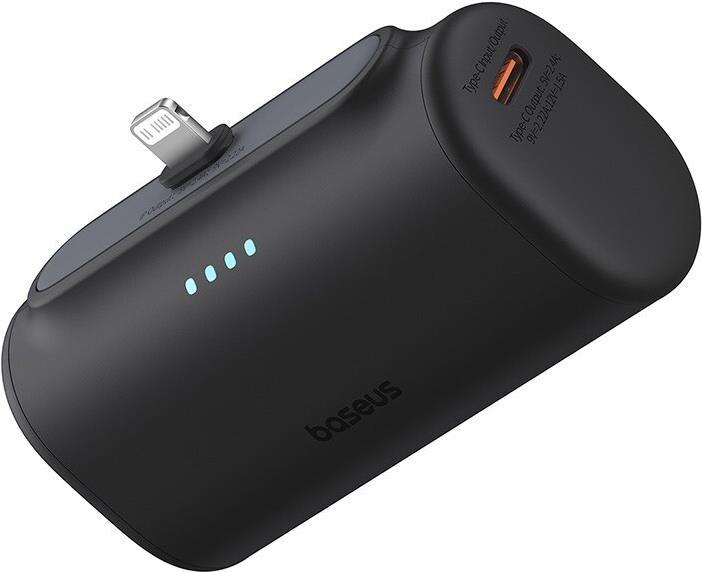 Actual product image Baseus Powerbank OS-Baseus Compact IP 5000mAh 20W (black) (5000 mAh, 20 W, 20 Wh)