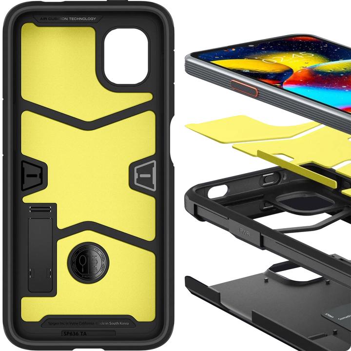 Produktbild Spigen TOUGH ARMOR GALAXY XCOVER 6 PRO Black (Samsung Galaxy XCover 6 Pro)