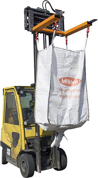 Produktbild eurokraft pro Traverse für Big Bags TBB W lackiert in der Farbe Gelborange