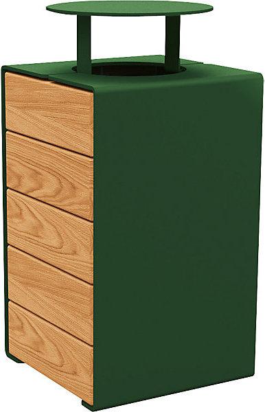 Oak, Moss green RAL 6005