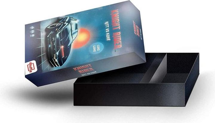 Actual product image Cartamundi Knight Rider card game Kitt vs. Karr Retro