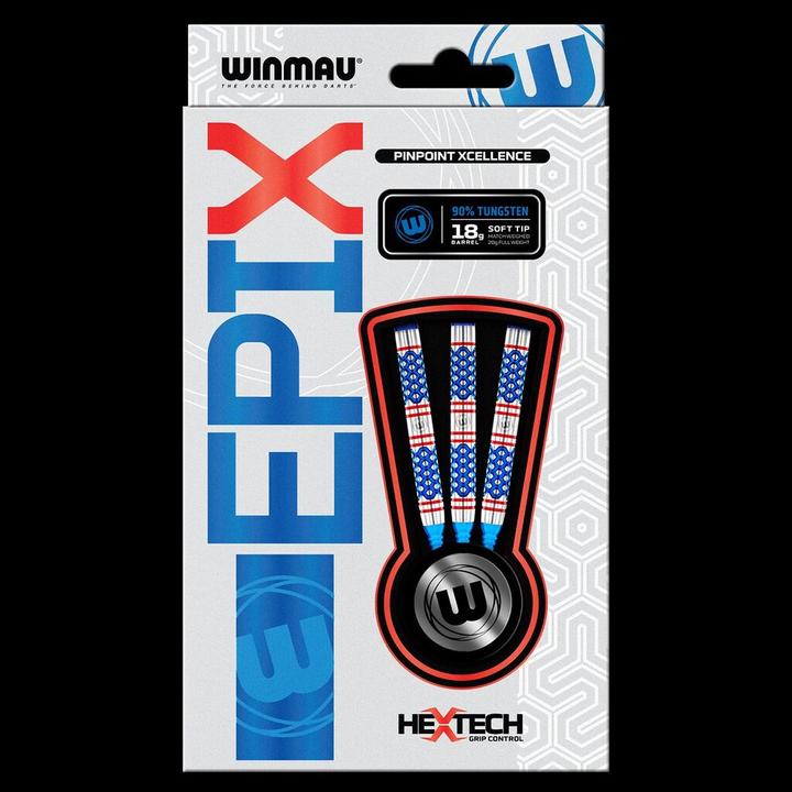 Image du produit Winmau Fléchettes souples Epix, 2486-20g (20 g)
