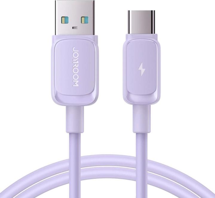 Joyroom Color Series USB-A - USB-C Cable 3A, 1.2m - Purple (1.20 m)