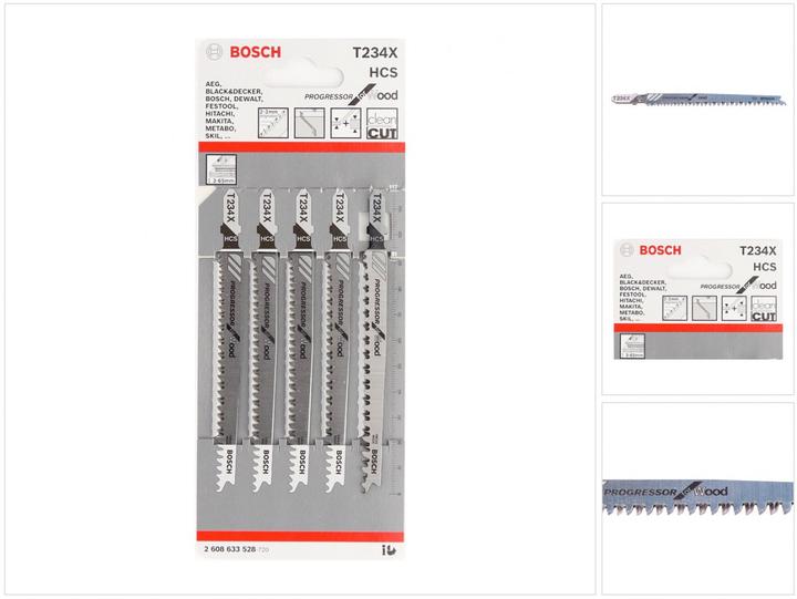 Actual product image Bosch Professional Zubehör Stichsägeblatt T 234 X