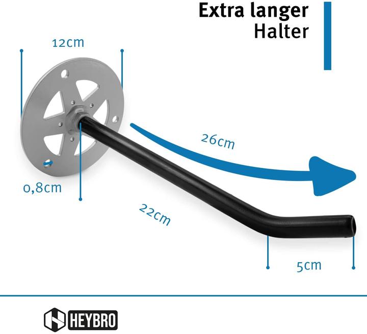 Produktbild Heybro Reifen-Wandhalterung Set