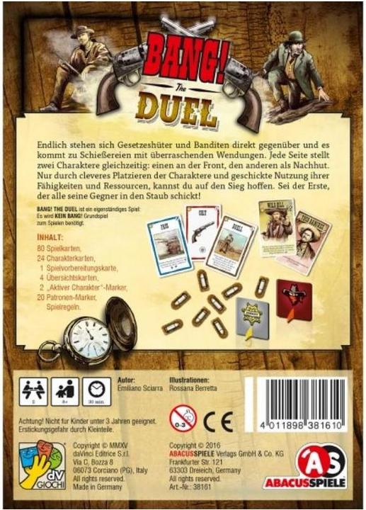 Produktbild Abacus Bang The Duel (Deutsch)