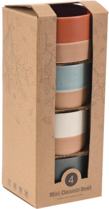 Produktbild Excellent Houseware Keramik-Dipschalen 4er Set (6.50 cm, 0.86 l, 4 x)