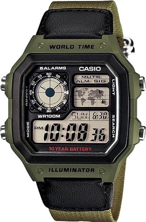Casio Sports - AE-1200WHB-3B (Digitaluhr, 43 mm)
