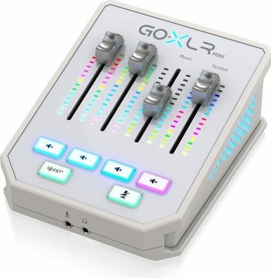 Image du produit TC Helicon GO XLR Mini-WH Mikser / Sampler pour le streaming (USB)