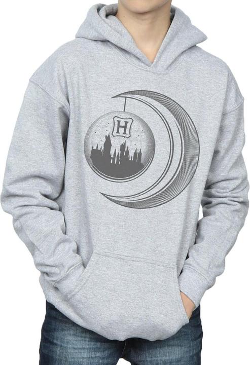Immagine prodotto Hogwarts Moon Felpa con Cappuccio Ragazzi (140, 146)
