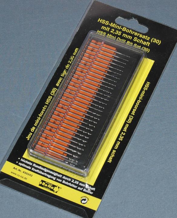 Image du produit RoNa Jeu de forets hélicoïdaux à métaux (2,35 mm)