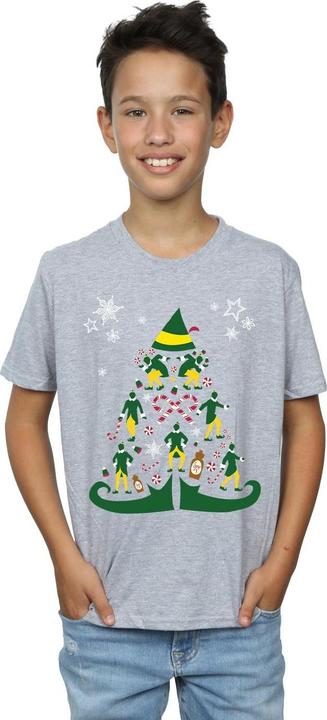 Actual product image Elf Boys Christmas Tree T-Shirt (152, 158)