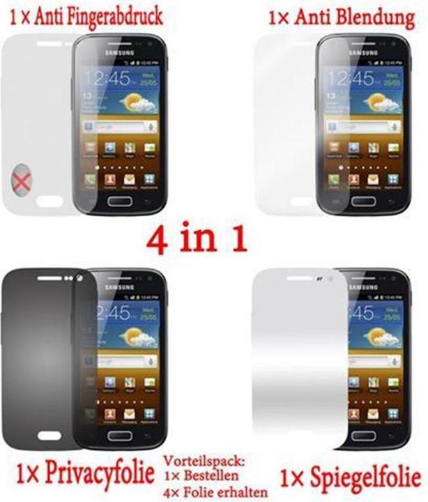 Actual product image Cadorabo 4x protective film (1 Piece, Samsung Galaxy J1 Ace)