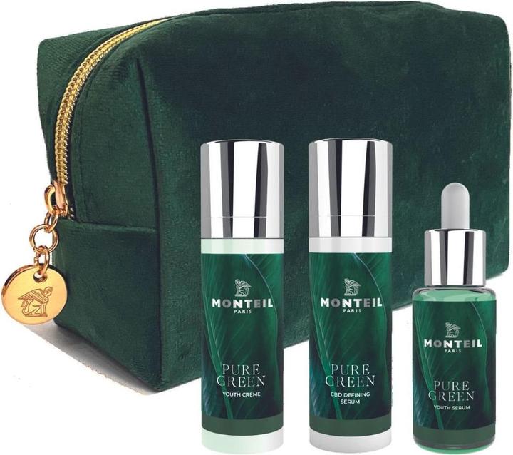Actual product image Monteil Pure Green Set 2023 Pure Green Youth Cream 50ml Ref. 251186 Pure Green Youth Serum 30ml Ref. (Facial care set)