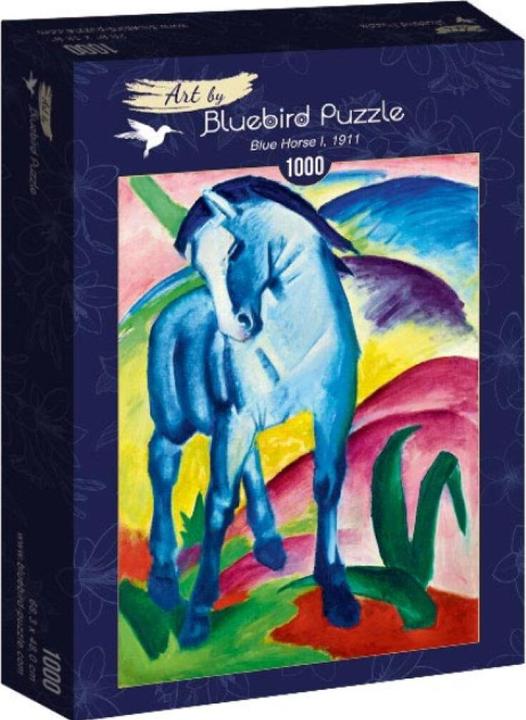 Actual product image Bluebird 60069 Puzzle 1000 pcs. Museum Series Franz Marc - Blue Horse I, 1911 (1000 pieces)