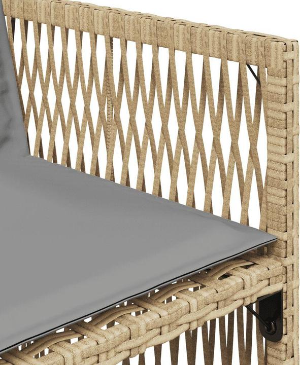 Immagine prodotto VidaXL Mobili da giardino set da pranzo set da giardino 7 pezzi beige mix poly rattan (165 cm)